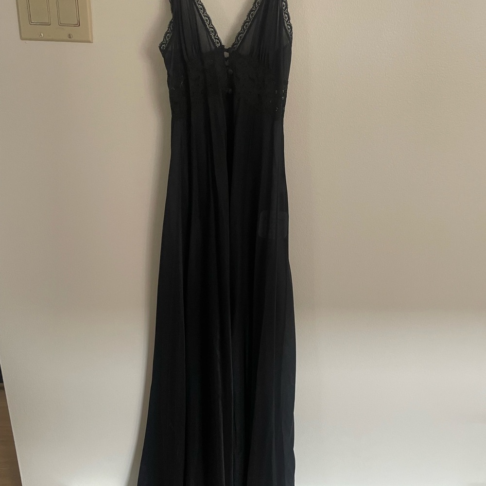 1970s Miss Elaine Open Front Slip